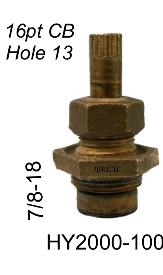 Jerich HY2000-100 NB hydrant stem 2-1/8"