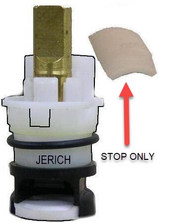Jerich DE24097 Delta plastic stop
