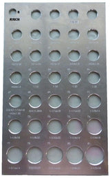 Jerich TG100 thread gauge board