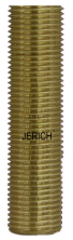 Jerich NP91618 brass nipple 9/16-18
