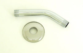 Suncraft | 090N | 6" Shower Arm and Flange | Chrome Plated