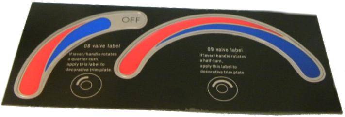 Jerich ESC4518-5 Escutcheon plate stickers